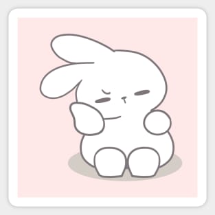 Cute Bunny Gets Bored Sticker